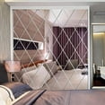 thumbnail image 6 of Xinhuaya Diamond Spliced Mirror Stickers Self Adhesive Removable Acrylic Mirror Sheets Wall Decals, 6 of 6
