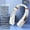 White*Flagship edition, variant on 8000mAh Bladeless Lazy Neck Fan Portable USB Rechargeable Mini Hanging Cooler-Blue*Flagship edition