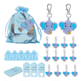 thumbnail image 1 of Llaveros De Elefante Regalo Para Decoración De Baby Shower 30 pzs, AZUL, 1 of 5