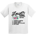 thumbnail image 3 of Inktastic Flower Girl Wedding Duties Youth T-Shirt, 3 of 5