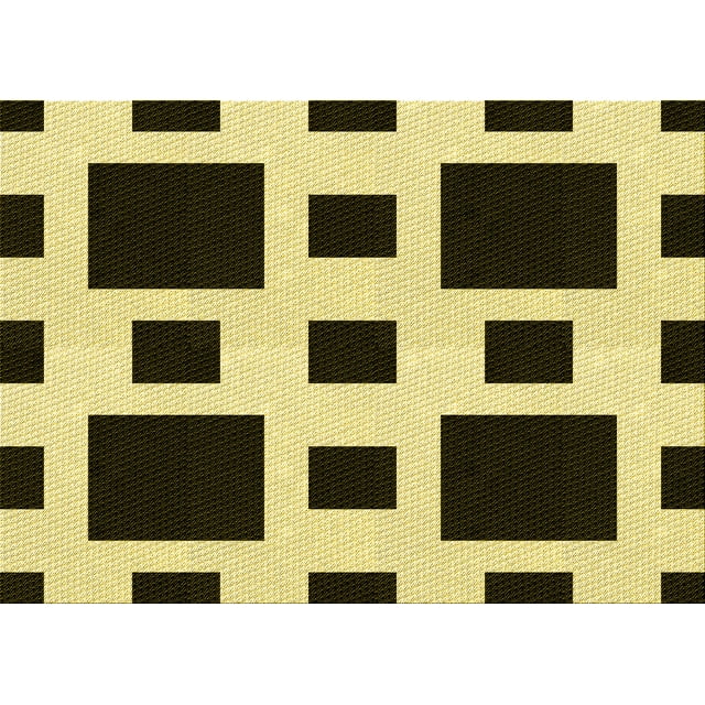Ahgly Company Tapis d'Intérieur Lavables en Machine Rectangulaire Transitionnel Brun Chocolat, 5' x 8'