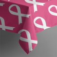 thumbnail image 5 of Pink Breast Cancer Square Tablecloth,Waterproof Square Table Cover,Wipeable Spillproof Washable Table Cover for Home Kitchen Party Decor 60"x60"(152x152cm), 5 of 6