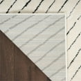 thumbnail image 5 of Pemberly Row Cozy Contemporary 9' x 12' Ivory Black Area Rug, 5 of 9