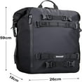 thumbnail image 2 of Motorcycle Tail Bag 10L Waterproof Motor Pannier Bag Motor Travel Luggage Motorbike Rear Rack Trunk Storage Bag Professional Motorcycle Accessories-Black, 2 of 5