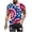 10Hot Pink, variant on KeShDi Independence Day 4th Of Julymens Tee Shirts Men Casual V-neck Printing Pullover Fitness Sports Shorts Sleeves T Shirt Blouse Purple 5X