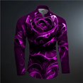 thumbnail image 1 of Camiseta para hombre, tops de camisa, botones, casual, para exteriores, ajustada, deportiva, máscara, rosa, suave y cómoda, HD , nuevo estilo de moda, 1 of 6