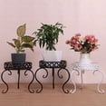 thumbnail image 3 of Support de Jardinière en Métal Rond Supports pour Plantes en Pot en Métal Support de Pot de Fleurs Support de Jardinière Support Rond Étagère pour Plantes Robuste Plante en Pot, 3 of 6