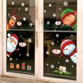 thumbnail image 3 of RV Adhesivo de Navidad Adhesivo de pared Calcomanía de cristal de ventana Copo de nieve Viejo Calcomanía de ventana de Navidad brillar Electrónica, 3 of 4