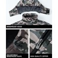 thumbnail image 2 of Tyhengta Men's Winter Skiing Jackets Water Resistant Fleece Coats Insulated Thermal Snowboard Jacket Parka Raincoat with Hood Camouflage army green S, 2 of 6