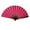 Hot Pink, variant on WZXPWT 8-Inch Red Folding Fan, Elegant Silk Lace Hand Fan, Versatile Party Accessory