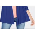 thumbnail image 3 of Karen Scott Women's Open Front Cardigan Blue Size Petite Medium, 3 of 3