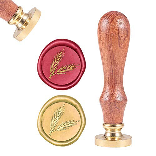 Vintage Handle Pattern Stamp Wooden Wax Seal For Wedding Invitation Gift Cards 