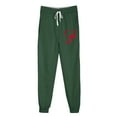 thumbnail image 4 of Makaor Sweatpants for Women with Pockets Baggy Loose Joggers with Elastic Waist Army Green M, 4 of 4