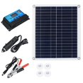 thumbnail image 1 of Solar Panel 25W Polysilicon Solar Power Panel Portable Solar Photovoltaic Panel Solar Panel ,Foldable and Easy Setup, 1 of 5