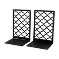 thumbnail image 1 of Luzkey 2 Pieces Bookends Desktop Book Holder Multifunction Shelves Organizer Journal Books Organizer Book Stopper for Library School, 1 of 8