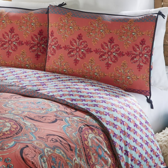Boho Boutique Nadia 3 Piece Reversible Duvet Set By Boho Boutique Nadia 3 Piece Reversible Duvet Set By Com