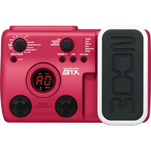 Zoom B1X Bass Guitar MultiEffects Pedal