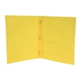 thumbnail image 3 of Folder School Smart con 2 bolsillos y cierres, color amarillo (paquete de 25), 3 of 9