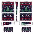 thumbnail image 3 of Skin Sticker for PS5 Slim Standard PS5 Pro Disc Digital Edition Console and Controllers Decals for Playstation 5 (Knitted Christmas Deer Snow,PS5 Slim Disc Edition), 3 of 5