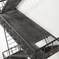 thumbnail image 6 of Mercana Gastown 42"H Gray Metal Wall-Mounted Fire Escape Shelf, 6 of 8