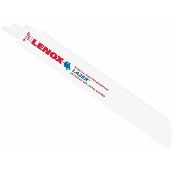 Lenox  9 in. 14 TPI Bi Metal Reciprocating Saw Blades 2 Count