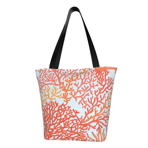 Disketp Corals Bolsa de Hombro Casual para Mujer, Bolso Cruzado para Compras, Viajes y Uso Diario