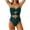 Army Green, variant on One Piece Swimsuit for Women Ring Linked Cutout Swim Suit Monokini Bathing Suit with Padded Cups