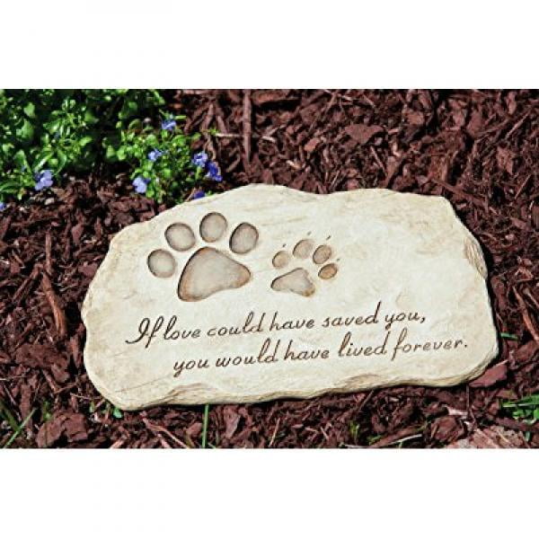 Pet Memorial Stone Marker For Dog Or Cat For Outdoor Garden Backyard Or Lawn Pet Grave Headstone Tombstone Loss Of Pet Gift Made Of Weatherproof Resin Walmart Com Walmart Com