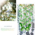 thumbnail image 3 of Crystal Suncatcher, Crystal Sun Catcher Indoor Window Rainbow Maker Suncatcher for Window Hanging Glass Wind Chimes Home Garden Decor (Green), 3 of 13