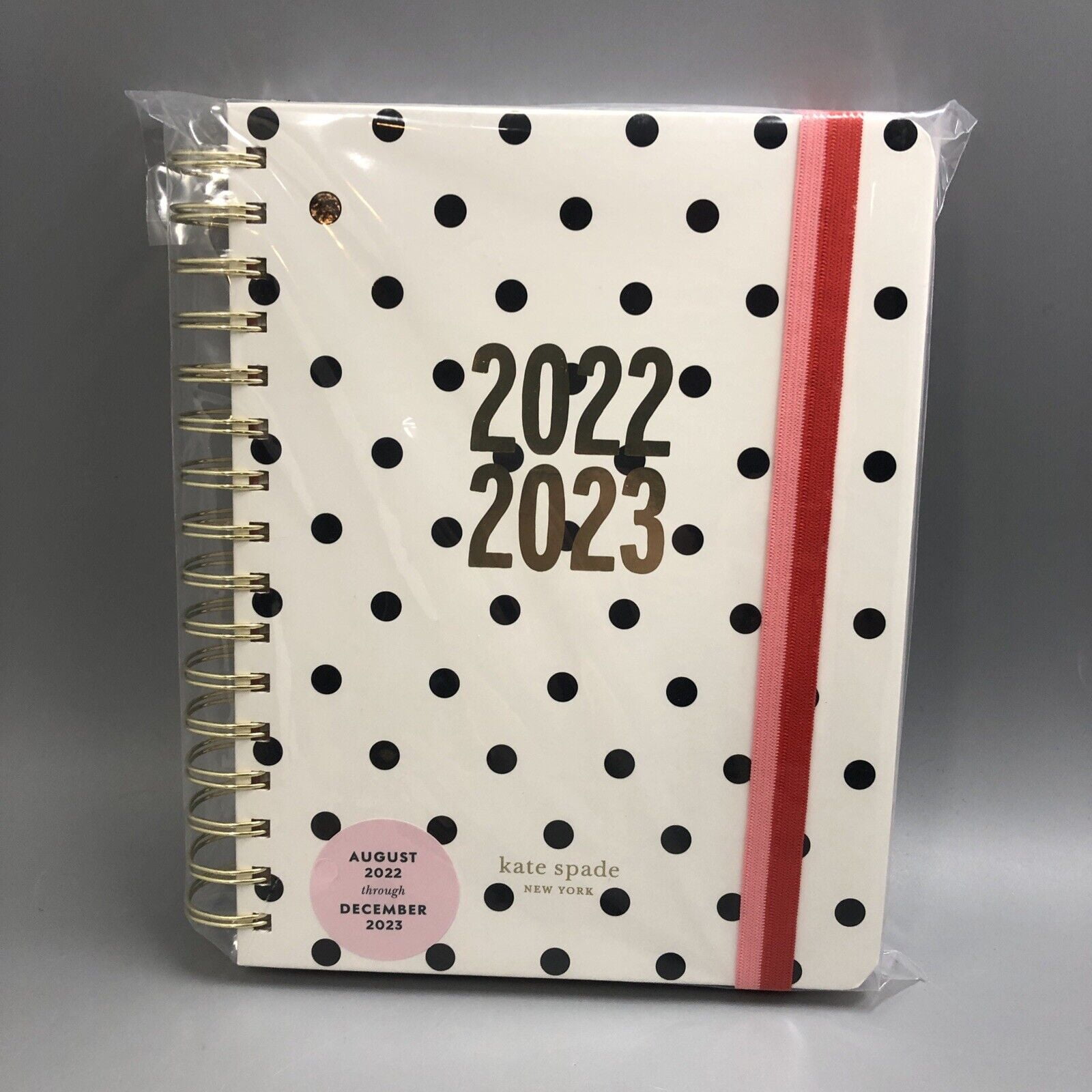 Brand New! - Kate Spade Large 17 Month Planner 2022/23 Cabana Dot -  