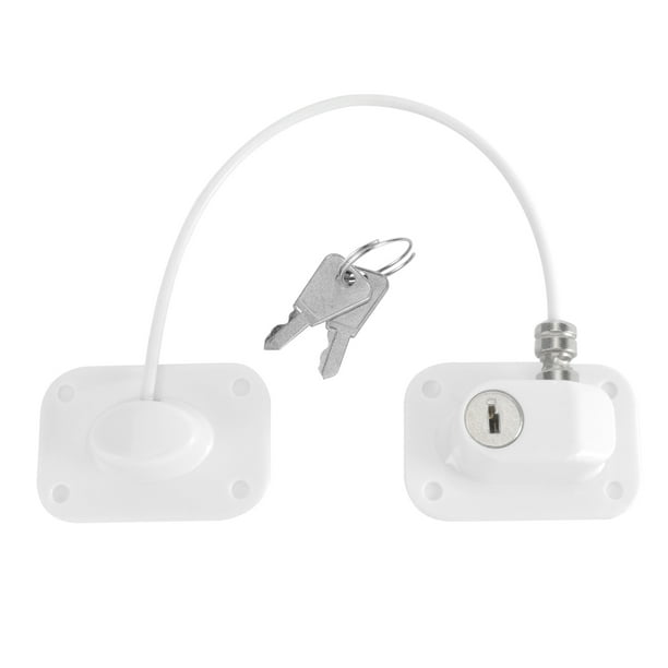 FELTECHELECTR Cerradura de ventana para niños, cerradura de refrigerador, limitador de ventana, cerradura de seguridad