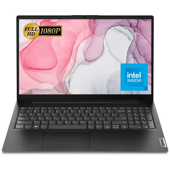 Lenovo V15 G2 Business Laptop, 15.6" FHD Screen, Intel Celeron N4500, 8GB RAM, 256GB SSD, Webcam, HDMI, Wi-Fi, Windows 11 Home, Black