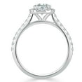 thumbnail image 3 of 2.00 Cts Cushion Cut Engagement Ring, 18K White Gold Plated Halo Ring, Wedding Ring, Big Moissanite Ring, Ring for Women,Bridal Ring, Gift for Her, 3 of 4