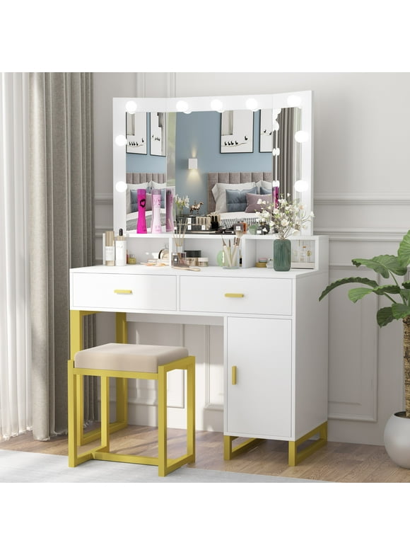 Lighted Makeup Vanity in Makeup Vanities
