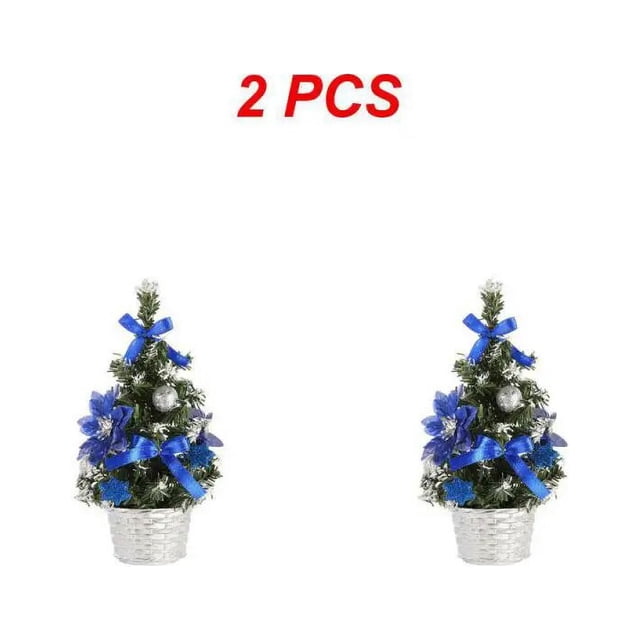 1~8PCS 20/30/40cm New Christmas Tree Christmas Decorations Small Christmas Tree Home Table Ornaments Gifts Artificial Snow