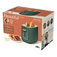 thumbnail image 2 of Beautiful 2 Slice Toaster with Touch-Activated Display, Thyme Green by Drew Barrymore, 2 of 5