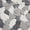 White and Grey, variant on Black Pebble Tile Shower Floor, Elongated Pebble Mosaic Backsplash for Wall, Stone Tiles for Bathroom and Outdoor Garden, 5 Sheets, Matte and Flat Surface