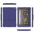 thumbnail image 2 of Kids Case for Amazon Fire 10 Pro/10 Plus/HD 10 Tablet(11th Generation, 2021 Release) - Heavy Duty Durable Shockproof Protective Case with Foldable Kickstand Rugged Silicone EVA Cover,Darkblue, 2 of 6