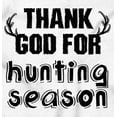 thumbnail image 2 of Thank God For Hunting Season Sport Men's Graphic T Shirt Tees Brisco Brands S, 2 of 6