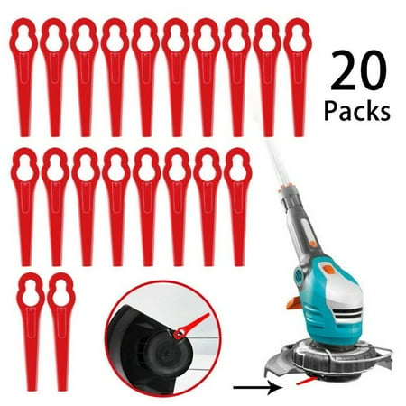 

Sufanic 20Pcs Replacement Blades for Einhell Cordless Grass Trimmer GE-CT 18 Red
