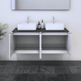 thumbnail image 5 of Capri 4D 120 Double Sink Floating Bathroom Vanity (48" Width), 5 of 6