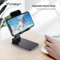 thumbnail image 2 of Cell Phone Stand Holder - Fully Foldable & Height Adjustable iPhone Stand for, 2 of 5
