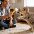 thumbnail image 5 of Yellow Rope Cat Toy Boredom Relief Teething Stick Dog Tease Stick Supplies, 5 of 6