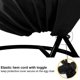 thumbnail image 4 of Diadema metálica para hombre, diadema de vapor, unisex - Black Wave, 4 of 4