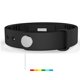 thumbnail image 3 of Pulsera inteligente con monitor de temperatura corporal las 24 horas, pulsera de actividad con alarma de vibración (negra), 3 of 7