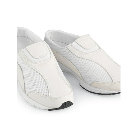Easy-On Slip-on Comfort Sneaker Shoe w/ Breathable Mesh, 7,