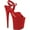 Red Jelly TPU/Red, variant on Women's Pleaser Flamingo 808N Heeled Sandal