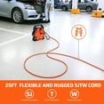 thumbnail image 3 of DEWENWILS 25ft Heavy-Duty Cord Reel 13A 125V 16AWG SJTW Orange Reel with On/Off Switch & Circuit Breaker, 3 of 7