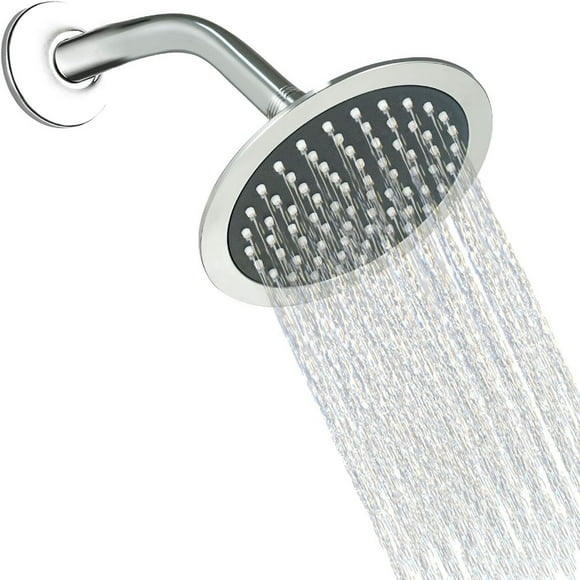 Regadera Redonda Baño 6 Ducha Cabezal Cromado Baja Presión