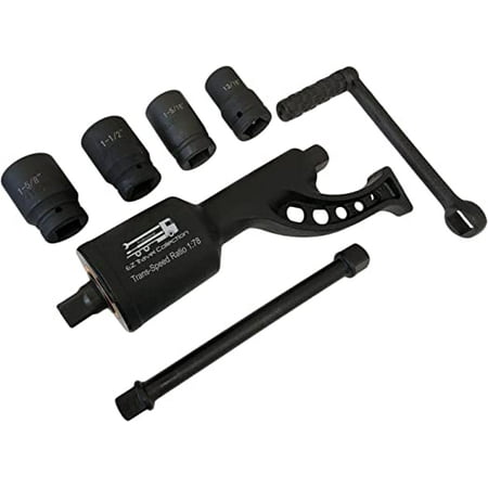 

4-Socket Big Rig RV and Heavy Equipment Torque Wrench Multiplier (Gear Ratio: 1:78)